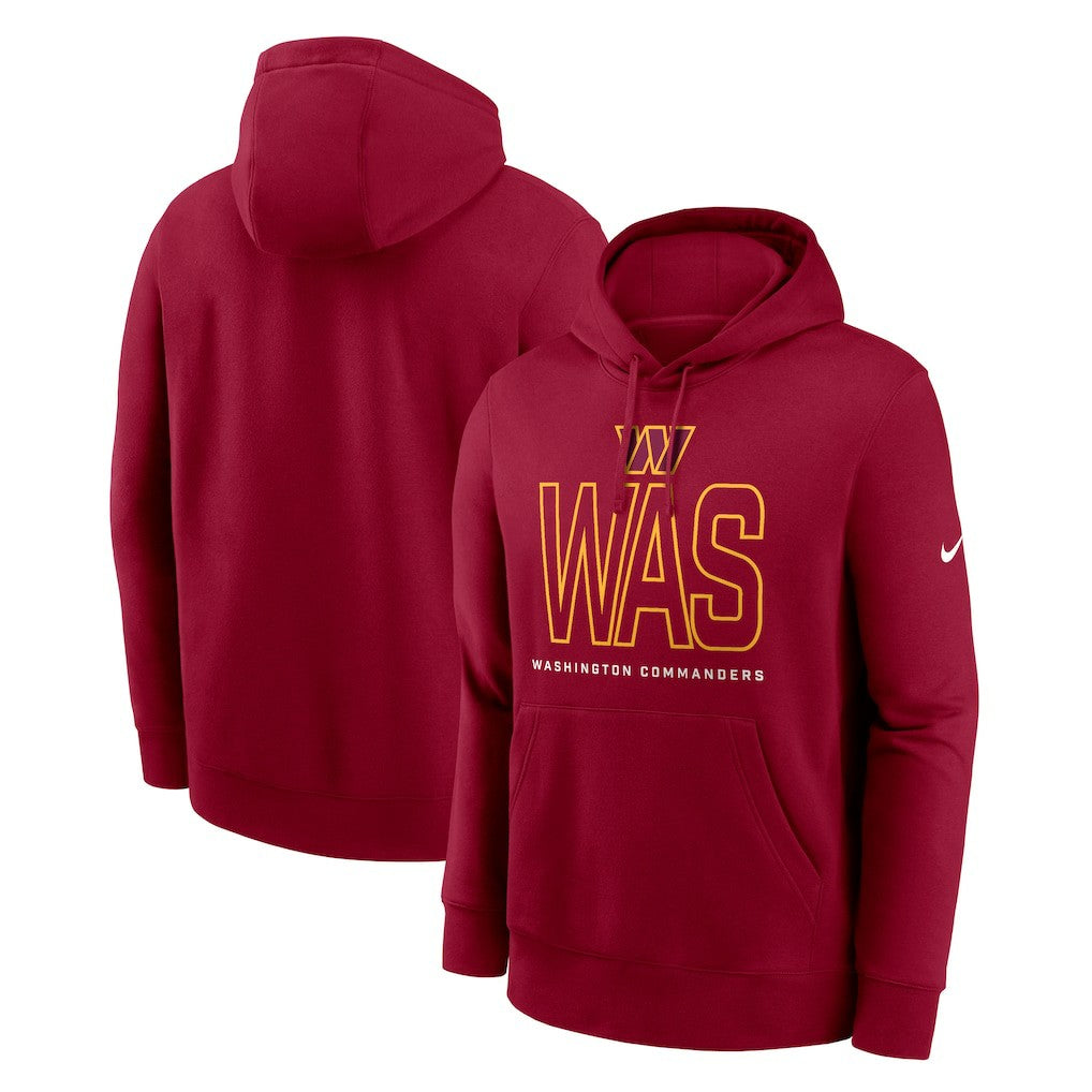 Washington Commanders Busted Play Club Fleece Pullover Hoodie Burgundy - Nike