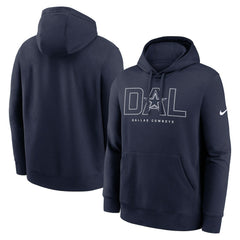Dallas Cowboys Busted Play Club Fleece Pullover Hoodie Navy - Nike