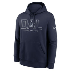 Dallas Cowboys Busted Play Club Fleece Pullover Hoodie Navy - Nike