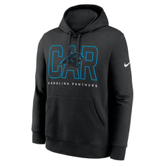Carolina Panthers Busted Play Club Fleece Pullover Hoodie Black - Nike