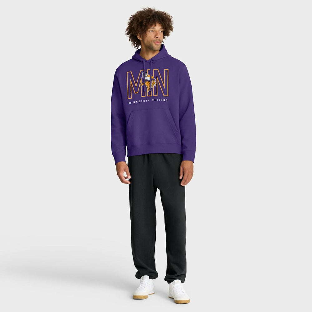 Minnesota Vikings Busted Play Club Fleece Pullover Hoodie Purple - Nike