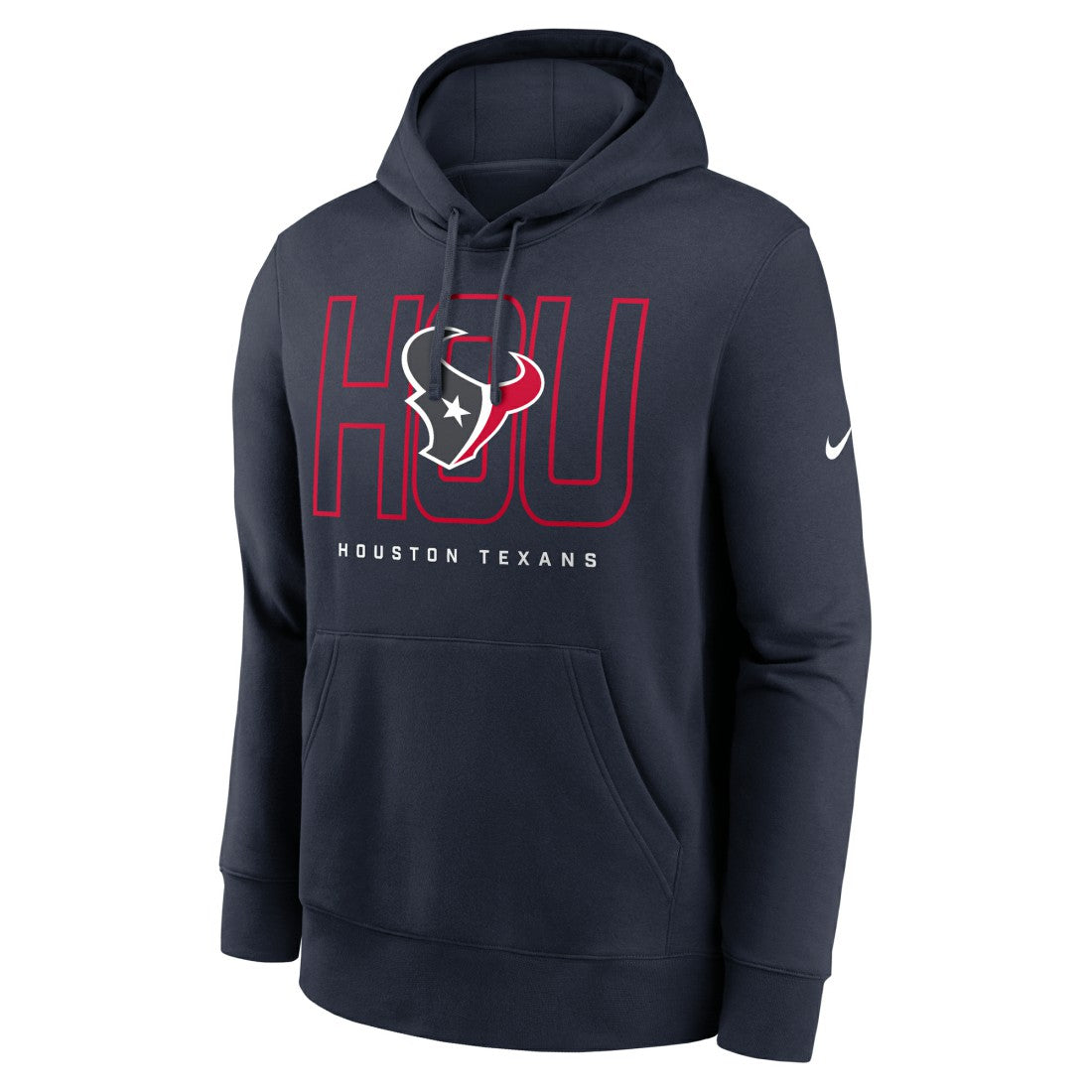 Houston Texans Busted Play Club Fleece Pullover Hoodie Navy - Nike