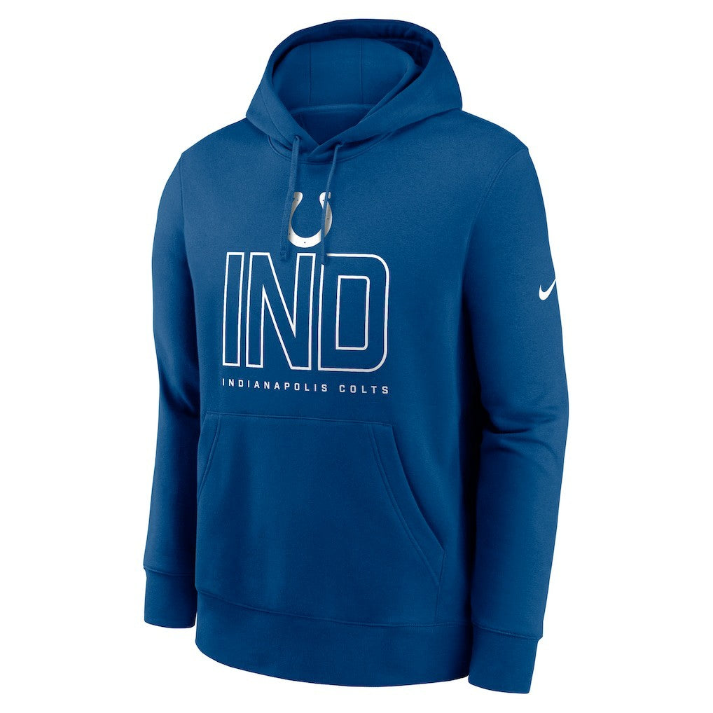 Indianapolis Colts Busted Play Club Fleece Pullover Hoodie Royal - Nike