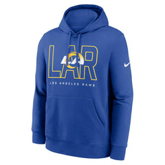 Los Angeles Rams Busted Play Club Fleece Pullover Hoodie Royal - Nike
