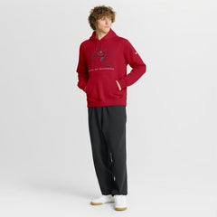 Tampa Bay Buccaneers Busted Play Club Fleece Pullover Hoodie Red - Nike