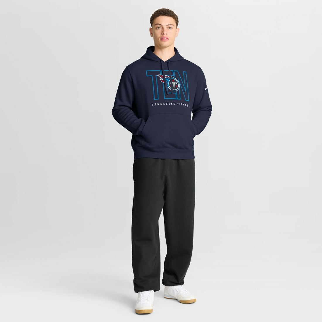 Tennessee Titans Busted Play Club Fleece Pullover Hoodie Navy - Nike