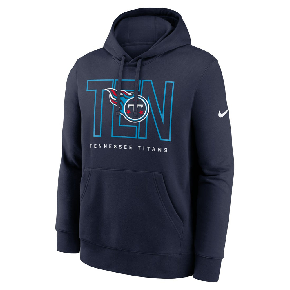Tennessee Titans Busted Play Club Fleece Pullover Hoodie Navy - Nike
