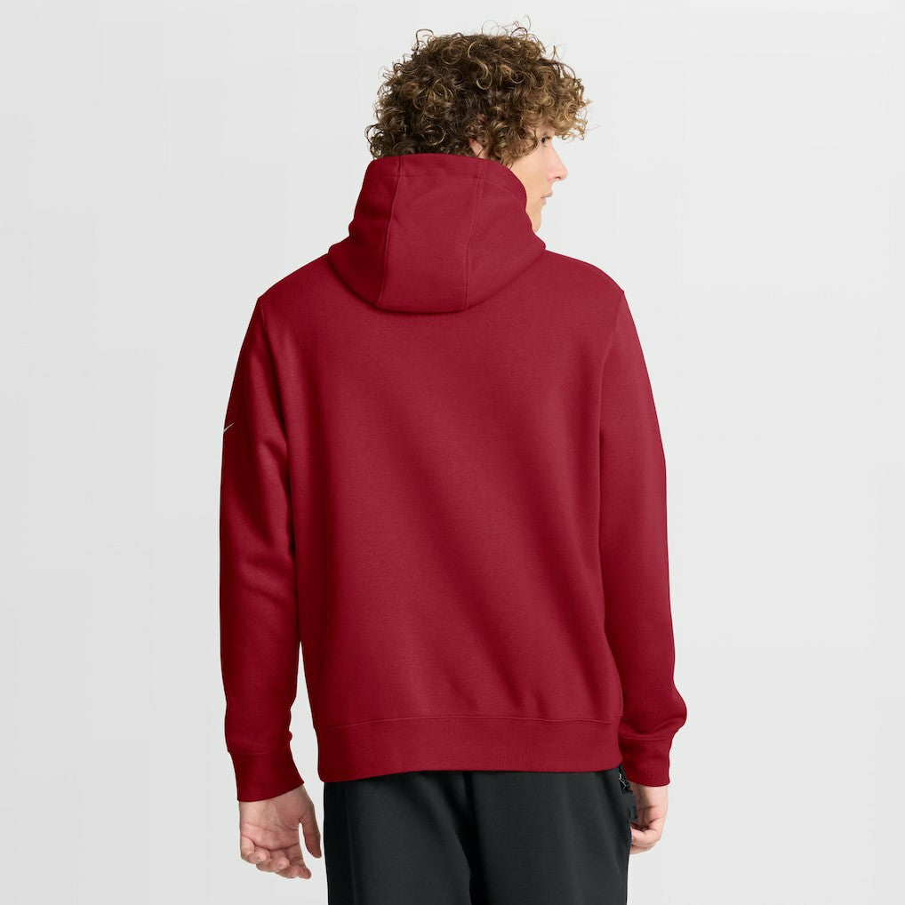 Arizona Cardinals Busted Play Club Fleece Pullover Hoodie Cardinal - Nike