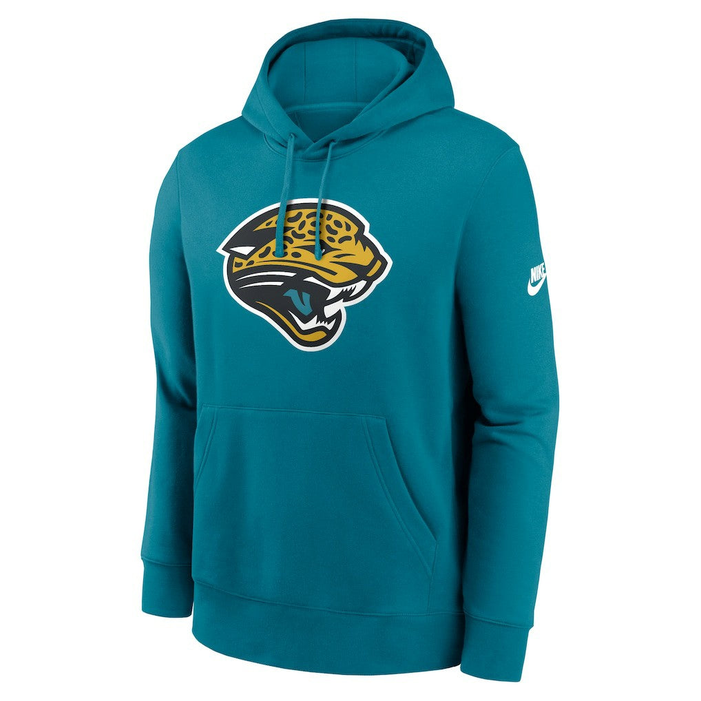 Jacksonville Jaguars Club Fleece Pullover Hoodie Teal - Nike