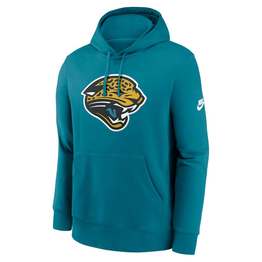 Jacksonville Jaguars Club Fleece Pullover Hoodie Teal - Nike