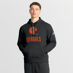 Cincinnati Bengals Best Season Rewind Club Pullover Hoodie Black - Nike