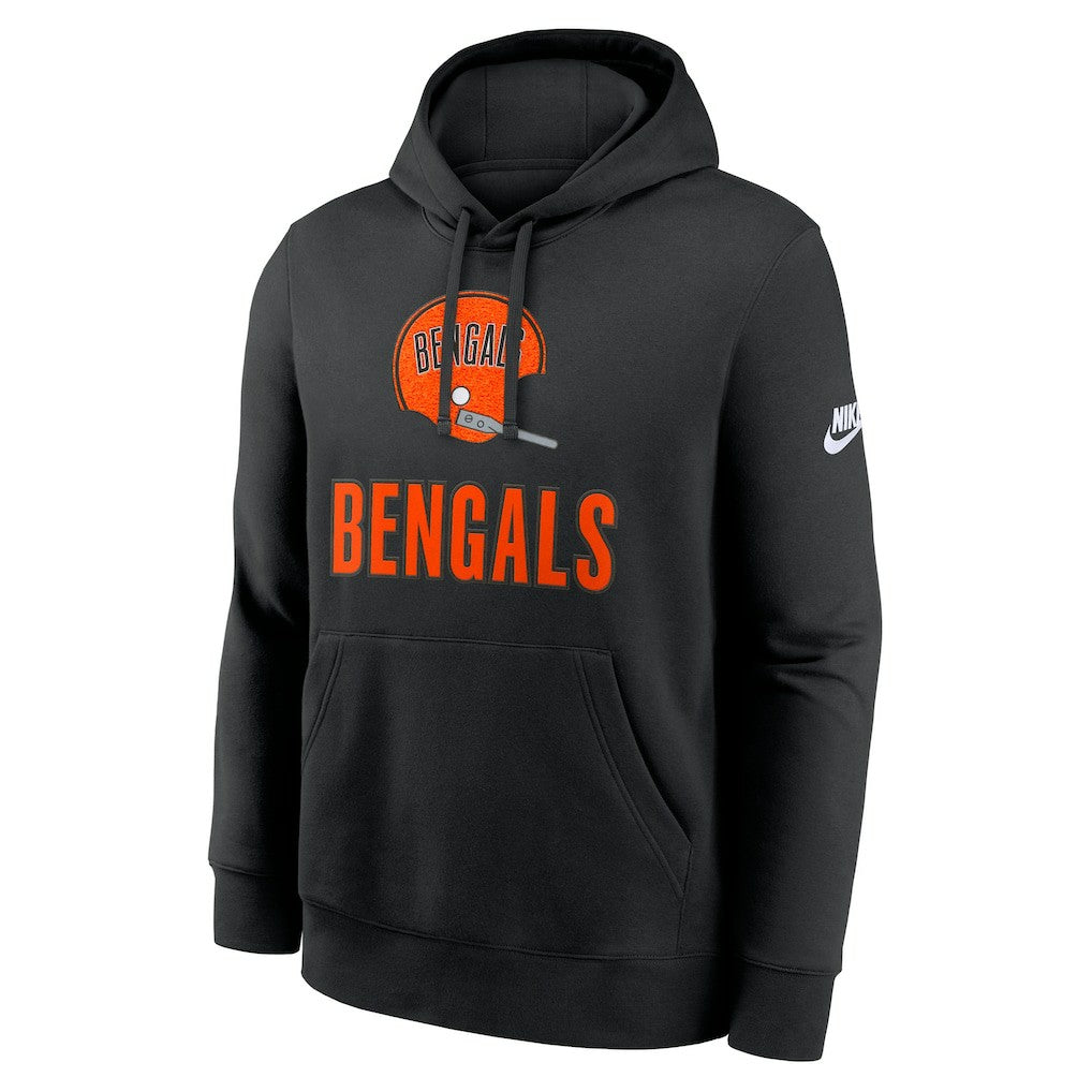 Cincinnati Bengals Best Season Rewind Club Pullover Hoodie Black - Nike