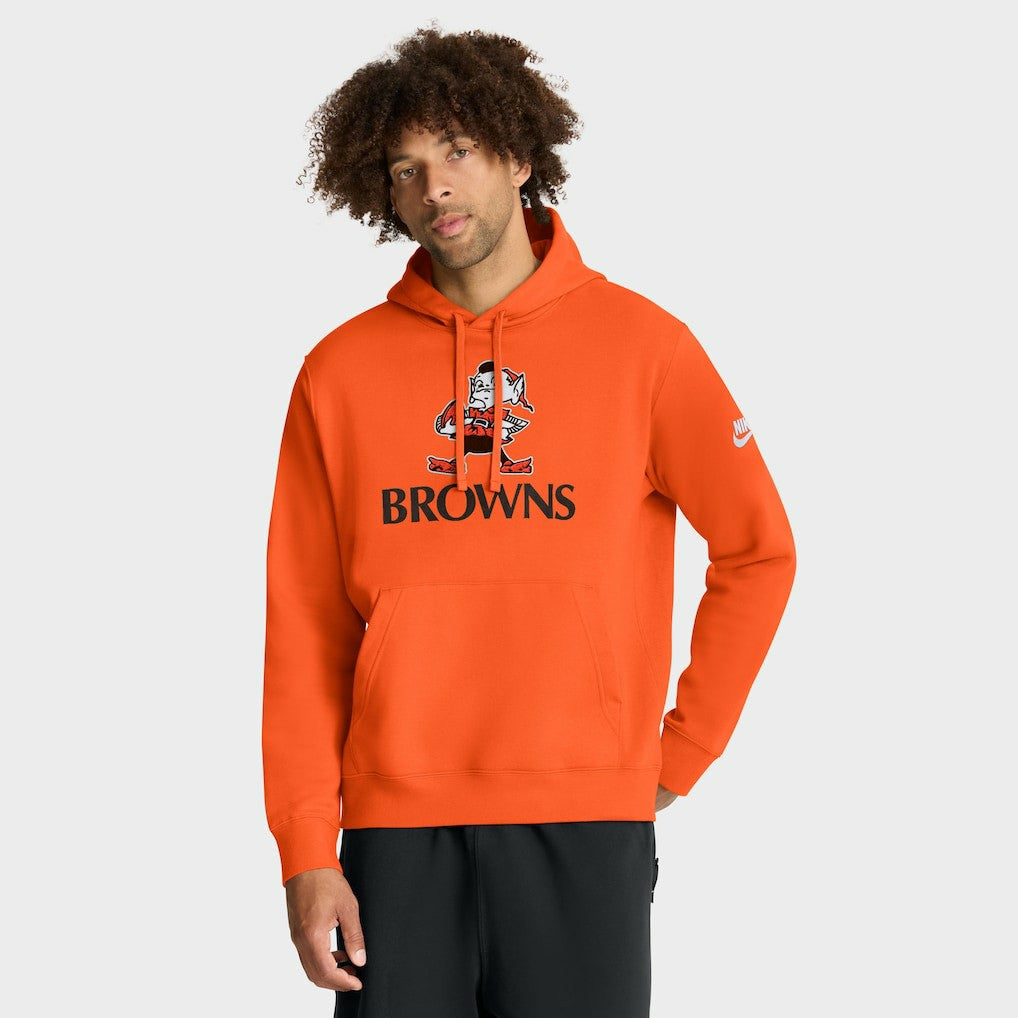 Cleveland Browns Best Season Rewind Club Pullover Hoodie Orange - Nike