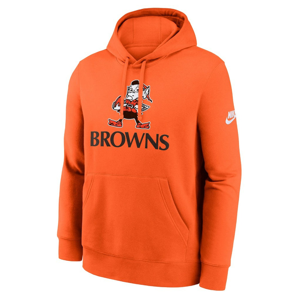 Cleveland Browns Best Season Rewind Club Pullover Hoodie Orange - Nike