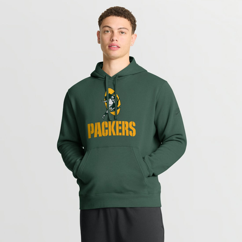 Green Bay Packers Best Season Rewind Club Pullover Hoodie Green - Nike