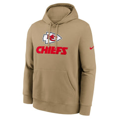 Kansas City Chiefs Best Season Rewind Club Pullover Hoodie Tan - Nike