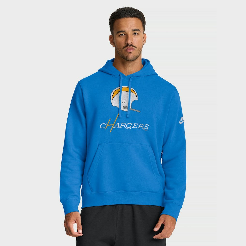 Los Angeles Chargers Best Season Rewind Club Pullover Hoodie Powder Blue - Nike
