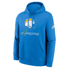 Los Angeles Chargers Best Season Rewind Club Pullover Hoodie Powder Blue - Nike