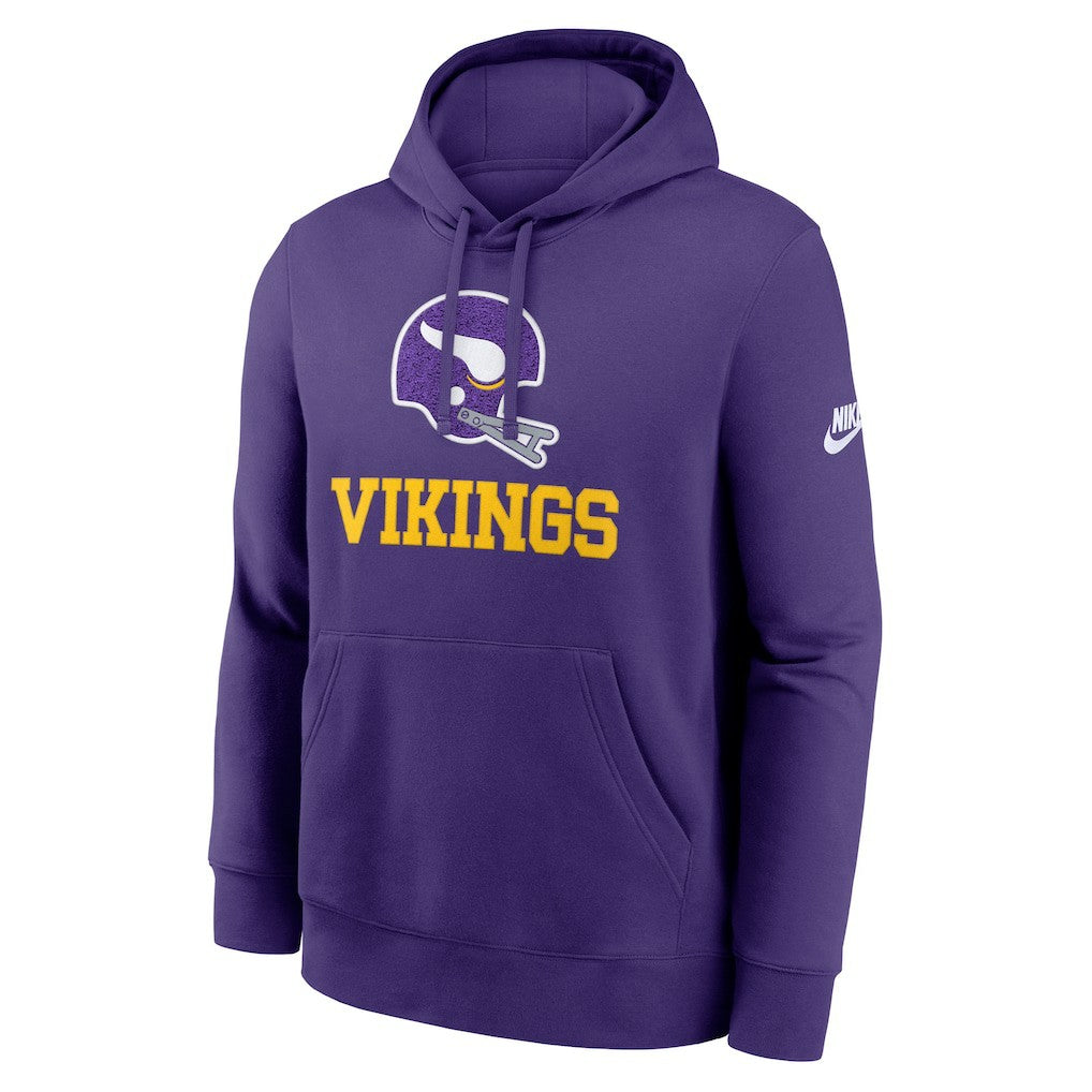 Minnesota Vikings Best Season Rewind Club Pullover Hoodie Purple - Nike