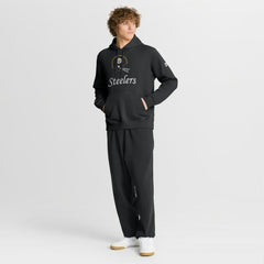 Pittsburgh Steelers Best Season Rewind Club Pullover Hoodie Black - Nike