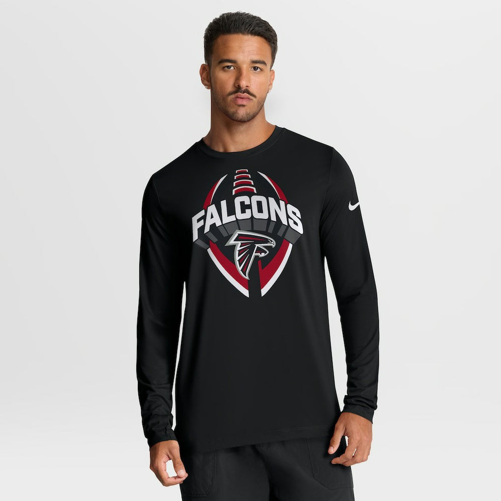 Atlanta Falcons Primetime Legend Icon Performance Long Sleeve T-Shirt Black - Nike