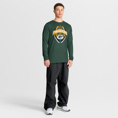 Green Bay Packers Primetime Legend Icon Performance Long Sleeve T-Shirt Green - Nike