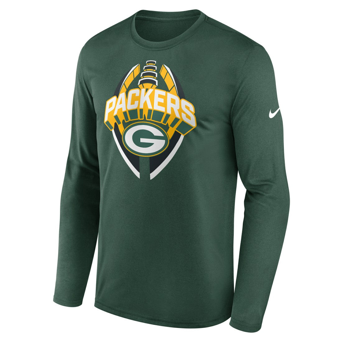 Green Bay Packers Primetime Legend Icon Performance Long Sleeve T-Shirt Green - Nike