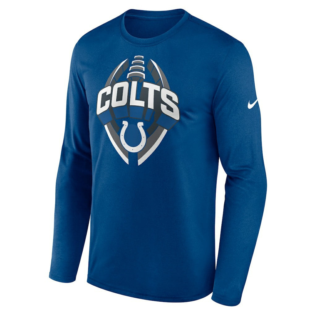 Indianapolis Colts Primetime Legend Icon Performance Long Sleeve T-Shirt Royal - Nike