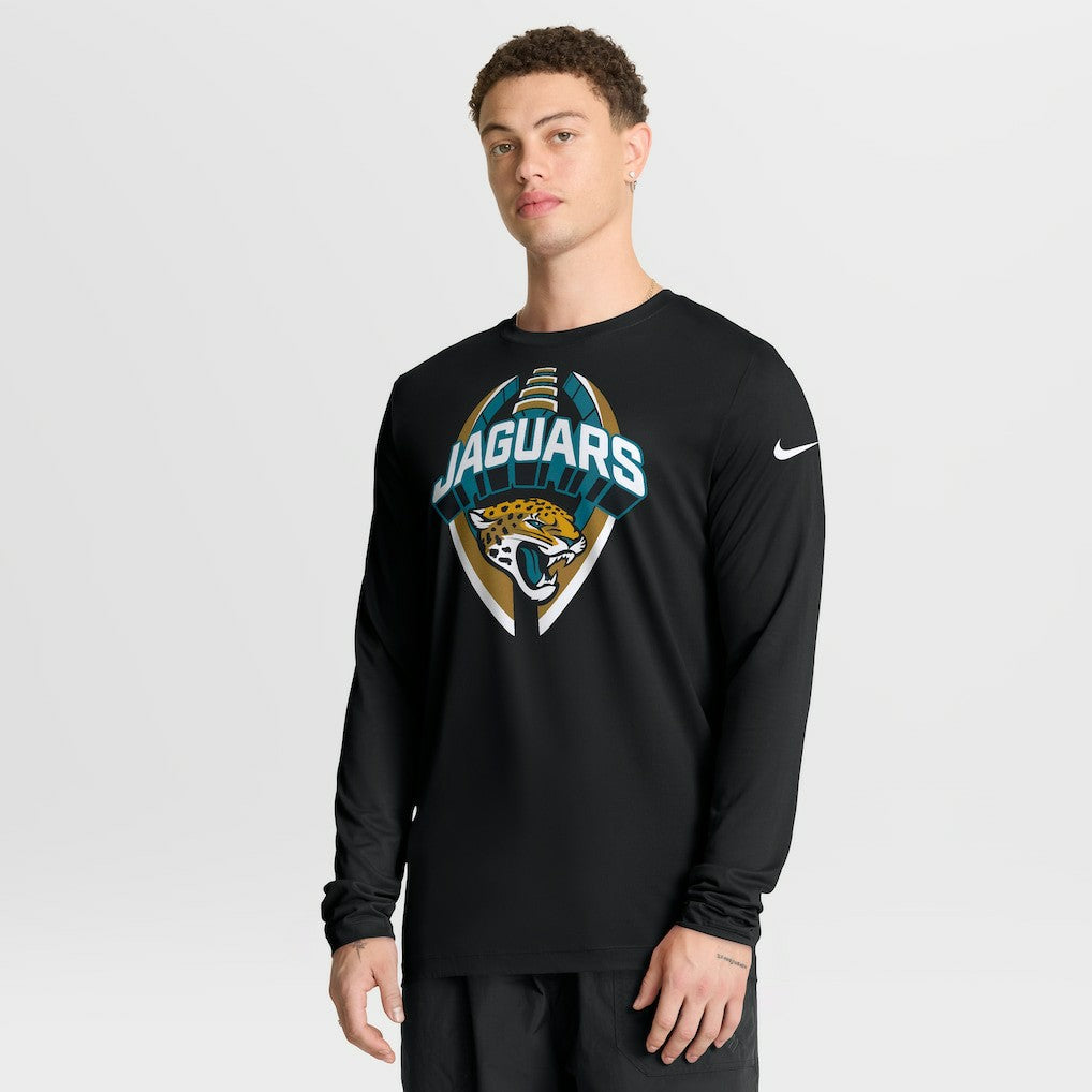 Jacksonville Jaguars Primetime Legend Icon Performance Long Sleeve T-Shirt Black - Nike