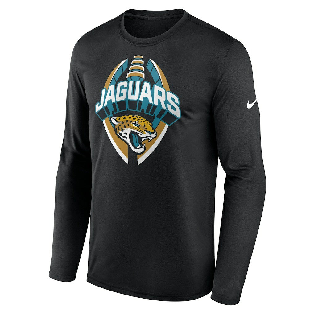 Jacksonville Jaguars Primetime Legend Icon Performance Long Sleeve T-Shirt Black - Nike