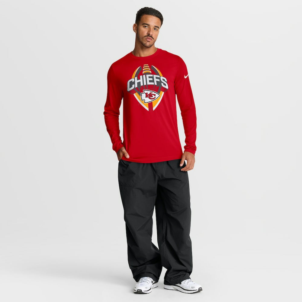 Kansas City Chiefs Primetime Legend Icon Performance Long Sleeve T-Shirt Red - Nike