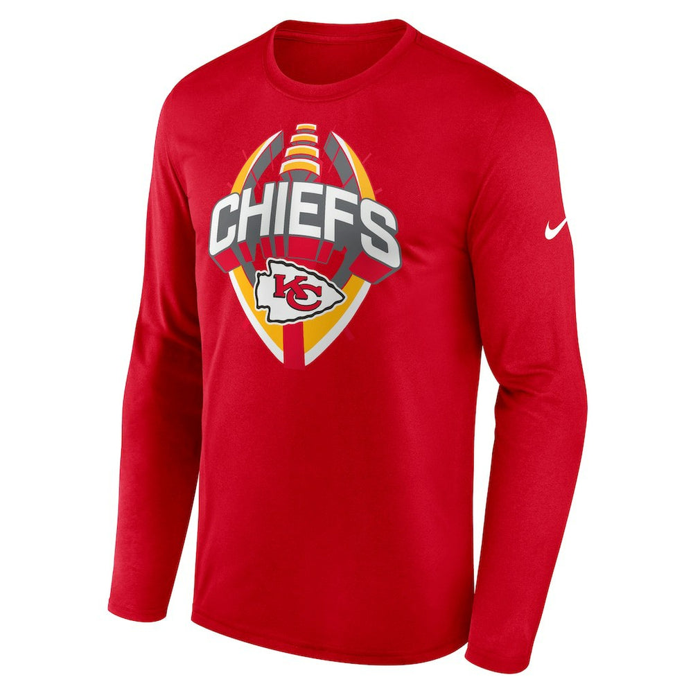Kansas City Chiefs Primetime Legend Icon Performance Long Sleeve T-Shirt Red - Nike