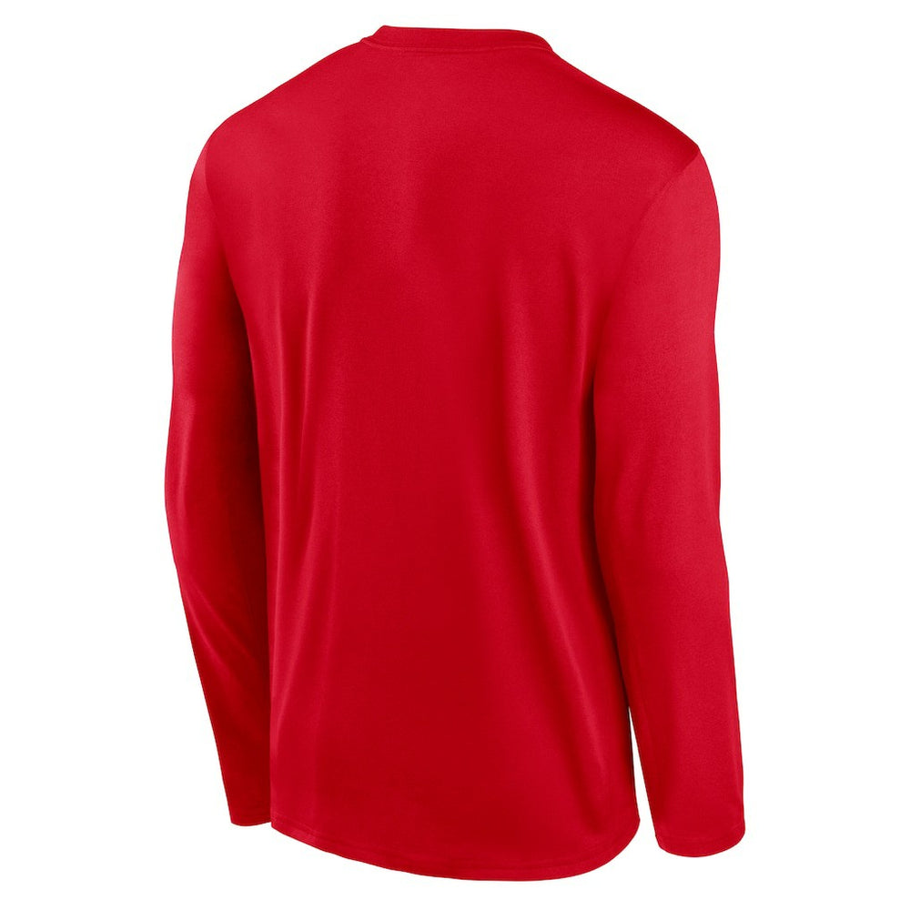 Kansas City Chiefs Primetime Legend Icon Performance Long Sleeve T-Shirt Red - Nike