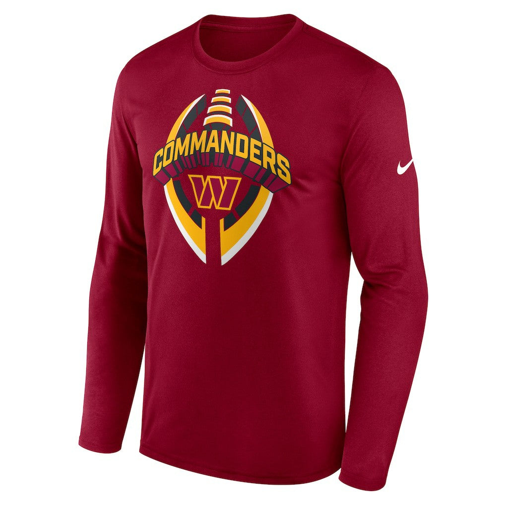 Washington Commanders Primetime Legend Icon Performance Long Sleeve T-Shirt Burgundy - Nike