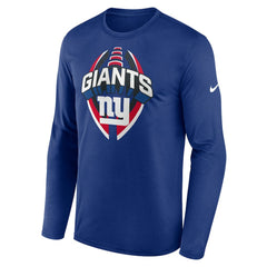 New York Giants Primetime Legend Icon Performance Long Sleeve T-Shirt Royal - Nike
