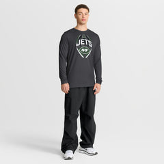 New York Jets Primetime Legend Icon Performance Long Sleeve T-Shirt Anthracite - Nike