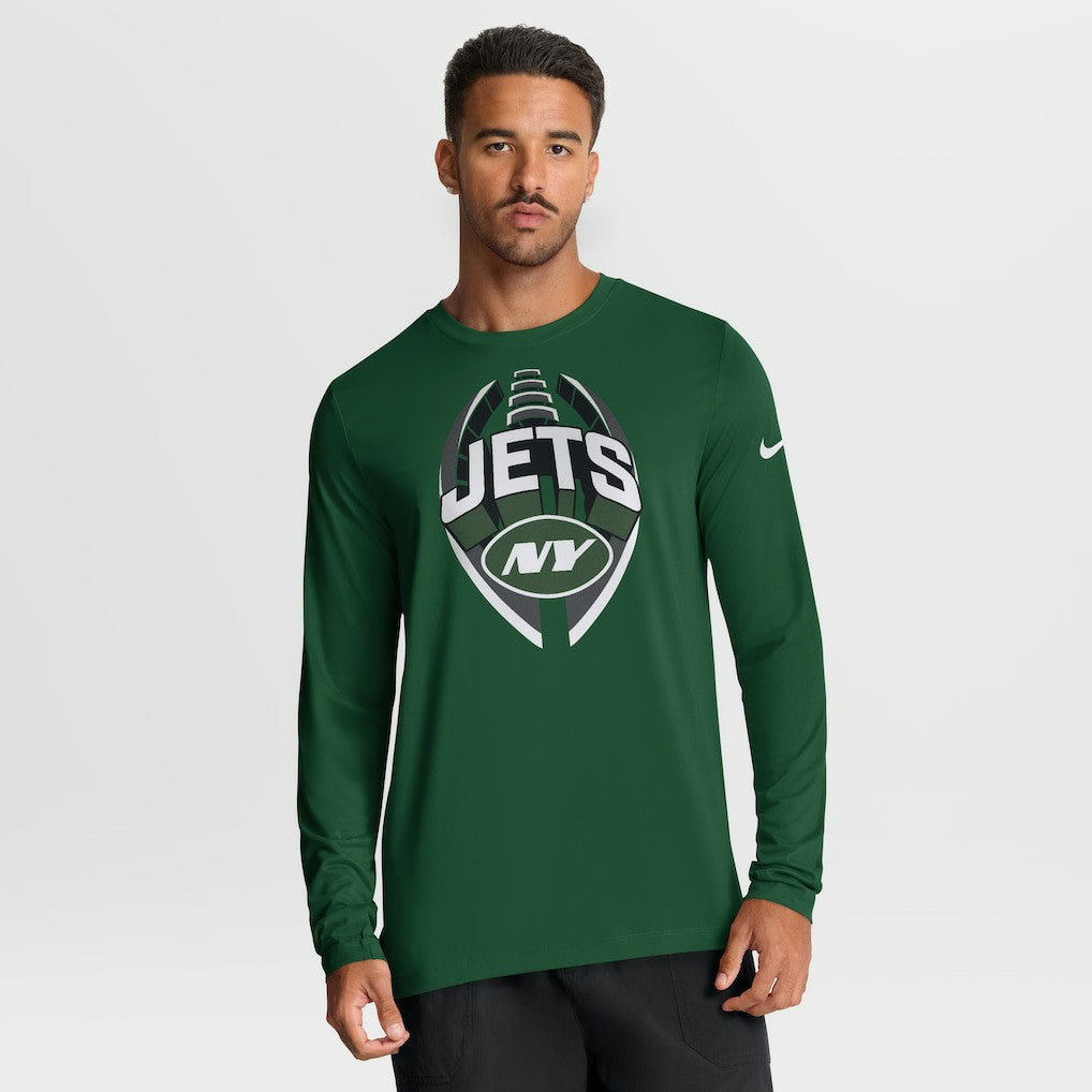 New York Jets Primetime Legend Icon Performance Long Sleeve T-Shirt Green - Nike