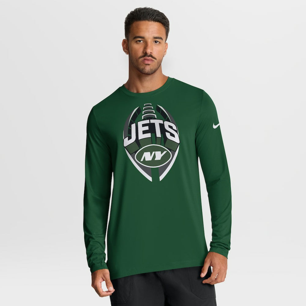 New York Jets Primetime Legend Icon Performance Long Sleeve T-Shirt Green - Nike