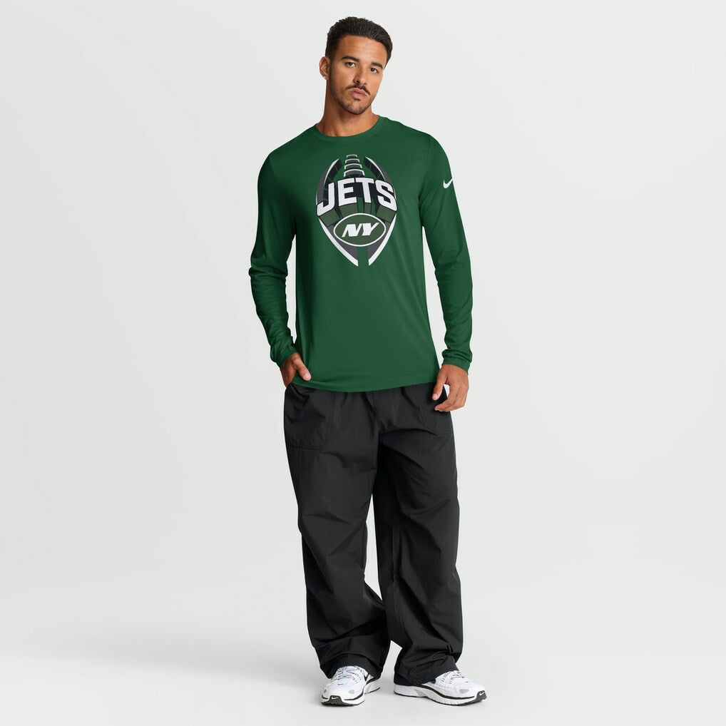 New York Jets Primetime Legend Icon Performance Long Sleeve T-Shirt Green - Nike