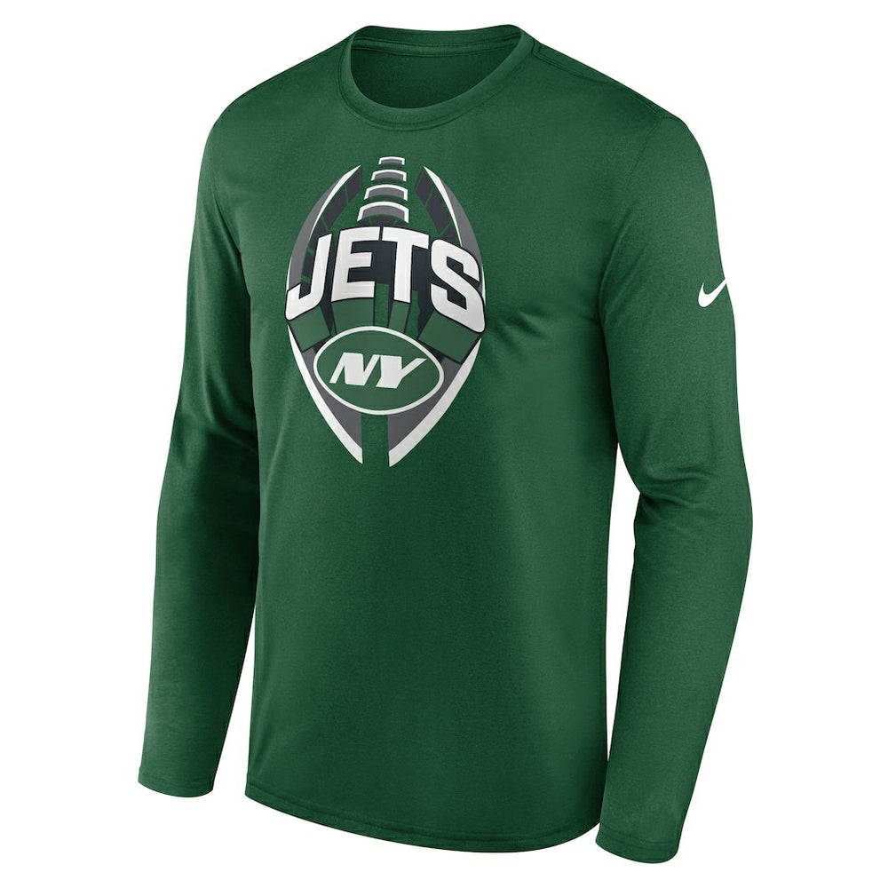 New York Jets Primetime Legend Icon Performance Long Sleeve T-Shirt Green - Nike