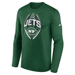 New York Jets Primetime Legend Icon Performance Long Sleeve T-Shirt Green - Nike