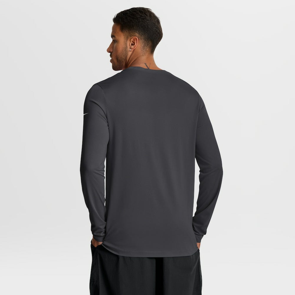Philadelphia Eagles Primetime Legend Icon Performance Long Sleeve T-Shirt Anthracite - Nike