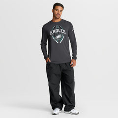 Philadelphia Eagles Primetime Legend Icon Performance Long Sleeve T-Shirt Anthracite - Nike