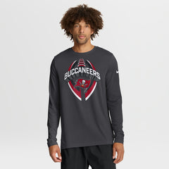Tampa Bay Buccaneers Primetime Legend Icon Performance Long Sleeve T-Shirt Anthracite - Nike
