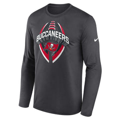 Tampa Bay Buccaneers Primetime Legend Icon Performance Long Sleeve T-Shirt Anthracite - Nike