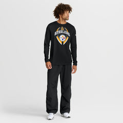 Pittsburgh Steelers Primetime Legend Icon Performance Long Sleeve T-Shirt Black - Nike