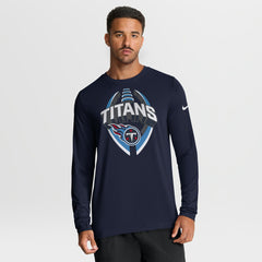 Tennessee Titans Primetime Legend Icon Performance Long Sleeve T-Shirt Navy - Nike