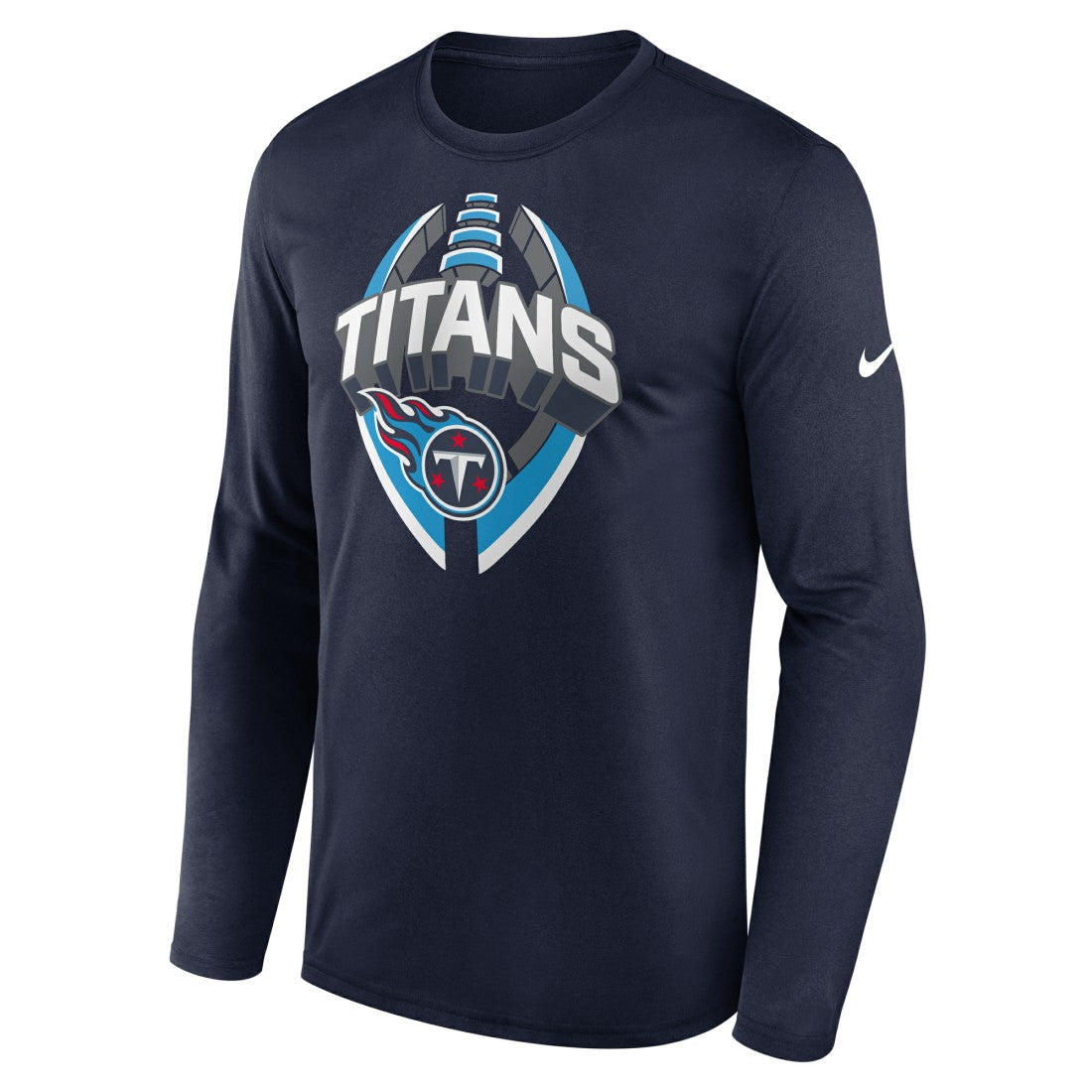 Tennessee Titans Primetime Legend Icon Performance Long Sleeve T-Shirt Navy - Nike