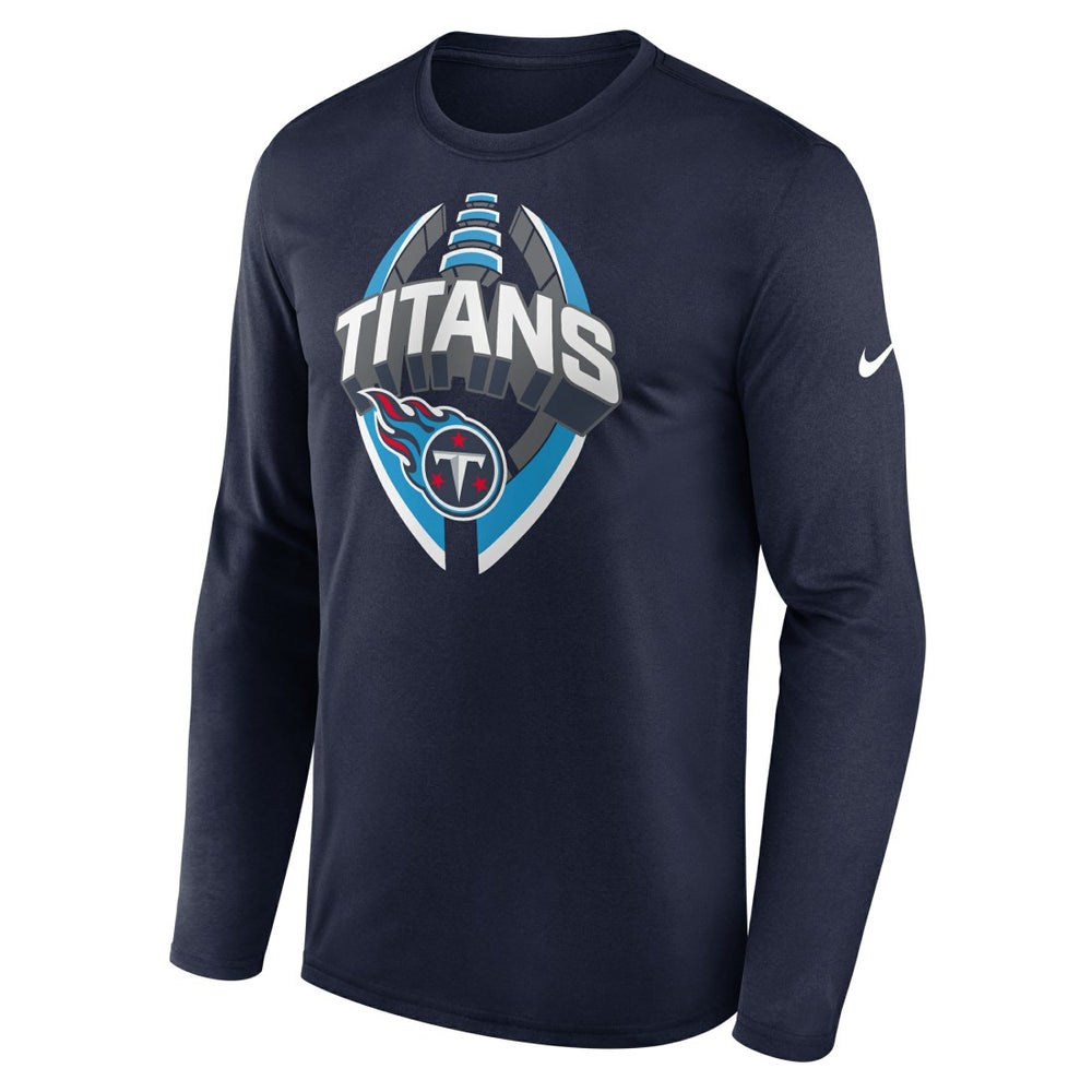 Tennessee Titans Primetime Legend Icon Performance Long Sleeve T-Shirt Navy - Nike