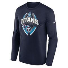Tennessee Titans Primetime Legend Icon Performance Long Sleeve T-Shirt Navy - Nike